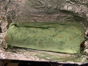 Vegan Burrito at Salsas Taco Bar in Santa Cruz