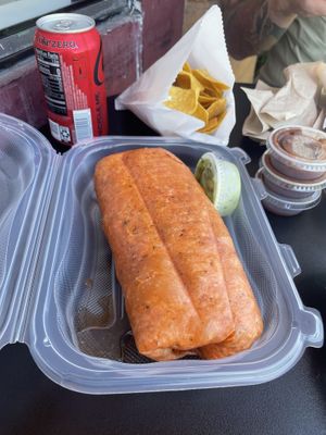 Chimichanga   at Salsas Taco Bar in Santa Cruz