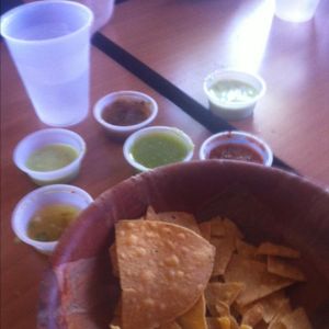 salsa at Salsas Taco Bar in Santa Cruz