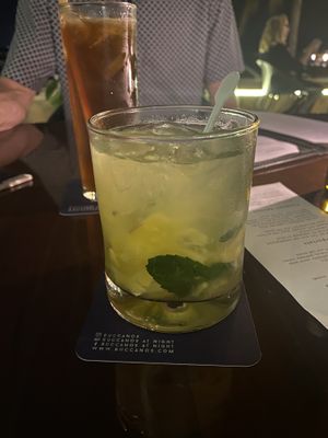 Pineapple mojito   at Buccanos in Cozumel