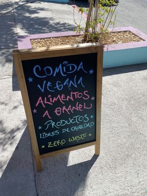 Zero waste bulk goods  at Planeta Veggie in La Paz