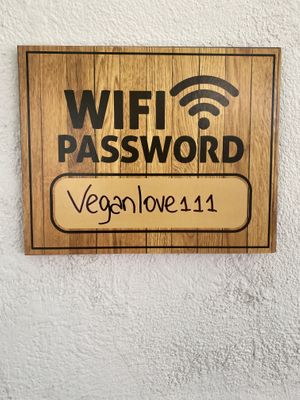 Vegan love!!  at Planeta Veggie in La Paz