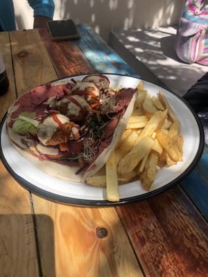   at Planeta Veggie in La Paz