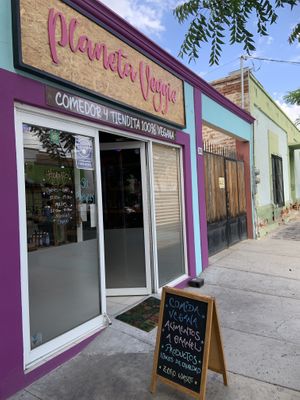   at Planeta Veggie in La Paz