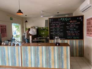   at Planeta Veggie in La Paz