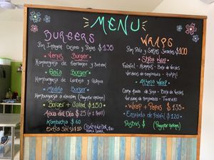   at Planeta Veggie in La Paz