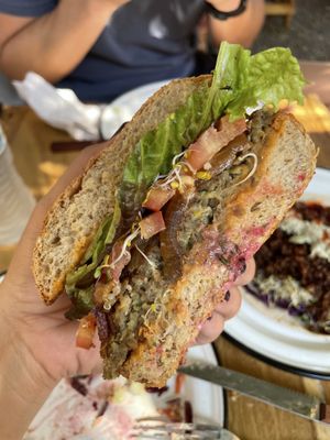   at Planeta Veggie in La Paz