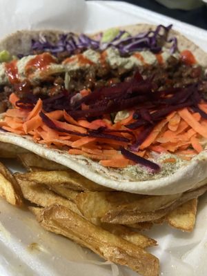   at Planeta Veggie in La Paz