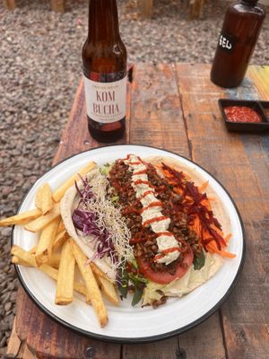   at Planeta Veggie in La Paz