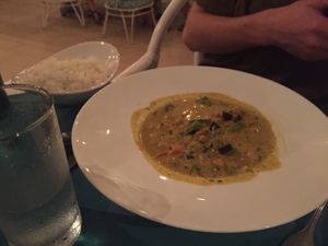 Curry de Coco  at Naïa - Beach Bar & Grill in Placencia