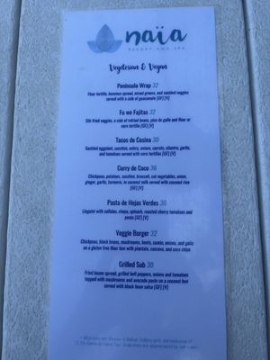   at Naïa - Beach Bar & Grill in Placencia