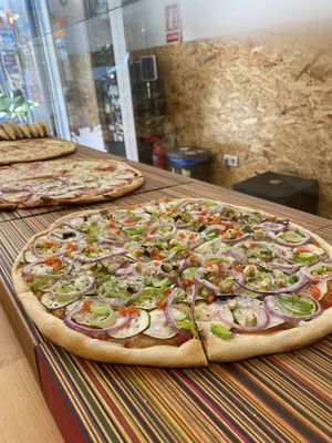   at Pizza Raval in Barcelona