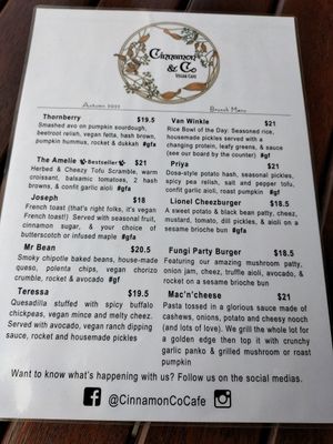  at Cinnamon & Co in West End