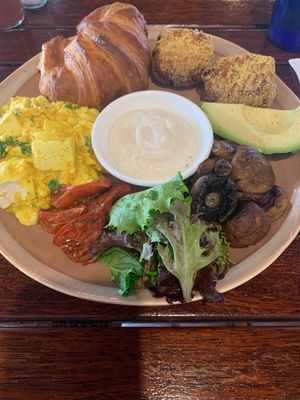 the Amelie with added mushies and avo   at Cinnamon & Co in West End