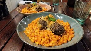 Mama Funghi - BEST PASTA EVER!! at Cinnamon & Co in West End