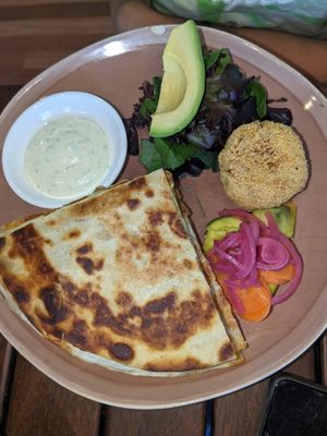 Quesadilla at Cinnamon & Co in West End
