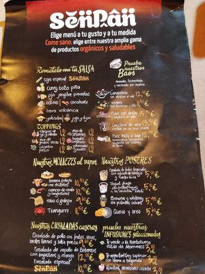 Carte 2 at Senpan in A Coruna