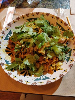 Riz sauté vegan at Senpan in A Coruna
