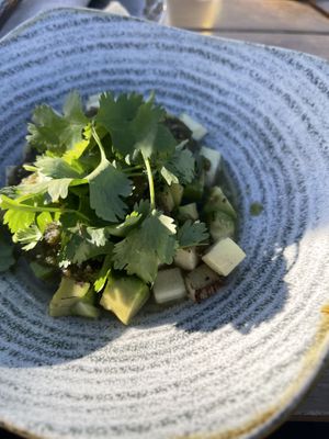 Heart of palm salad - the sauce!!!  at CanoeHouse in Waimea