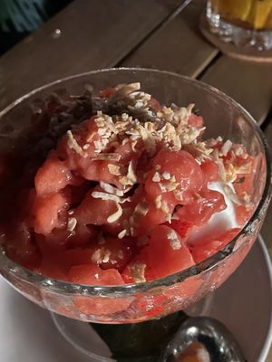 Panna cotta  at CanoeHouse in Waimea