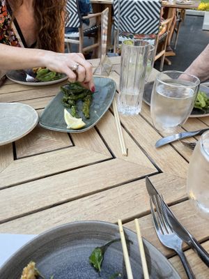 Sautéed chilies 💯 plant based  at CanoeHouse in Waimea