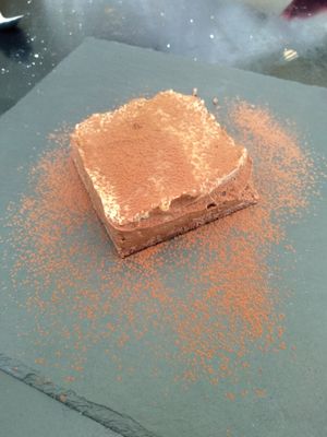 Tiramisú at Crucina Restaurante in Madrid