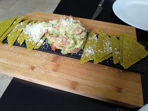 Nachos at Crucina Restaurante in Madrid