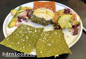 Burger at Crucina Restaurante in Madrid