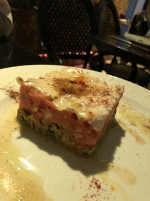 Moussaka at Crucina Restaurante in Madrid