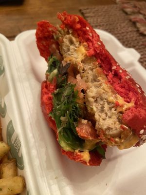 More of the vegan chick  at Buns in North West London