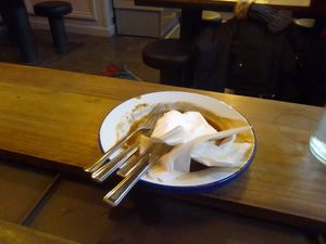 Food was so good I didn't take a photo.  #Veganuary at Pieminister in Oxford