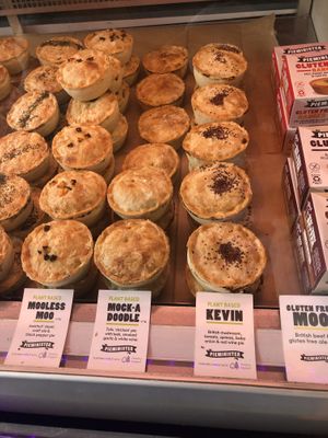 Plant based options  at Pieminister in Oxford