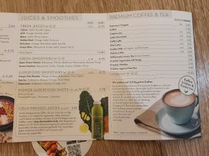 Karte T5 #Veganuary at Dean & David - Lister Meile in Hannover