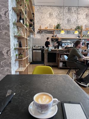   at La Boheme Cafe in Prague