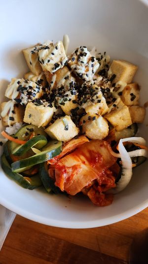 Tofu poke deconstructed at Ma'alea General Store in Wailuku