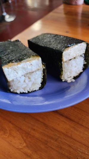 Tofu musubi at Ma'alea General Store in Wailuku