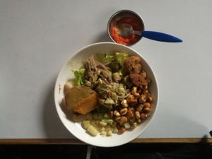 Ceviche norteño/andino vegano at Govinda Lila in Cusco