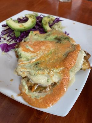 Lasagne  at Govinda Lila in Cusco