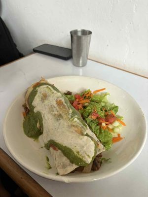 Burrito! at Govinda Lila in Cusco