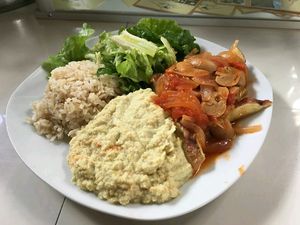 vegan menu del día  at Govinda Lila in Cusco