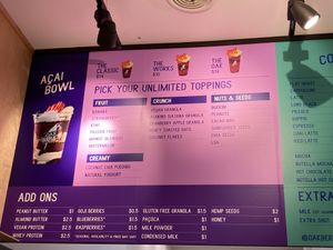 Menu #Veganuary at Oakberry in Noosa Heads