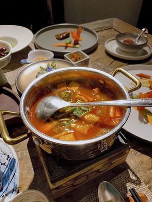 (a dish from the degustation menu)  at Yi'ersu Vegetarian Cuisine in Changsha