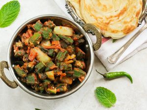 Bhindi Masala (Okra) at Royal Tandoori in Granby