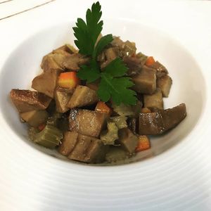 Stew of Seitan  at Vivanda in Florence