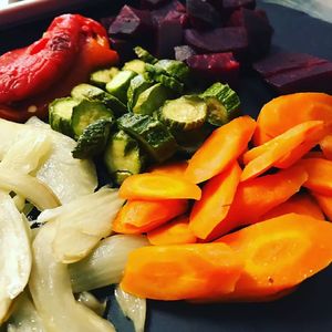 simple simple vegetable dish at Vivanda in Florence