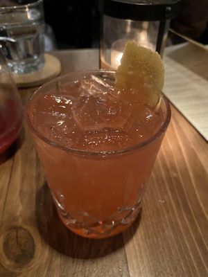 Bartenders choice cocktail (this was tequila, agave, citrus etc)   at natuRe waikiki in Honolulu