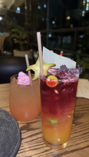 Bomb drinks  at natuRe waikiki in Honolulu