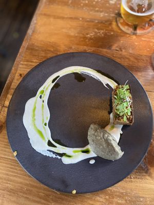 Tofu lentil steak from preset menu  at natuRe waikiki in Honolulu