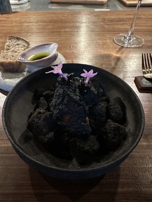 Heart of Palm / Black Garlic   at natuRe waikiki in Honolulu