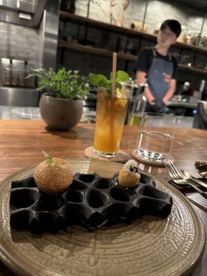 Mostly locally sourced ingredients, like the mamaki tea   at natuRe waikiki in Honolulu